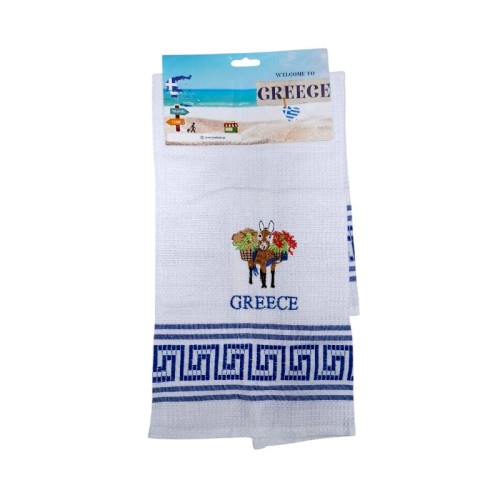 Πετσέτα ποτηρόπανο Souvenir με κέντημα - Σετ 12pcs - Greece - 416266 Πετσέτα ποτηρόπανο Souvenir με κέντημα - Σετ 12pcs - Greece - 416266