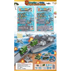 Σετ στρατιωτικά οχήματα με όχημα αποθήκευσης & αξεσουάρ - 850A - 215203