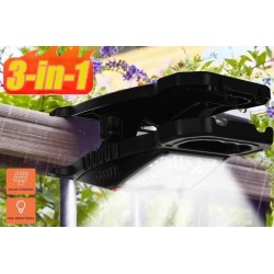 Επαναφορτιζόμενος προβολέας LED Clip με ηλιακό πάνελ - 887C-COB  - 419215 Επαναφορτιζόμενος προβολέας LED Clip με ηλιακό πάνελ - 887C-COB  - 419215