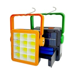 Επαναφορτιζόμενος προβολέας εργασίας LED με ηλιακό πάνελ - 9805B-12 COB - 419246 Επαναφορτιζόμενος προβολέας εργασίας LED με ηλιακό πάνελ - 9805B-12 COB - 419246