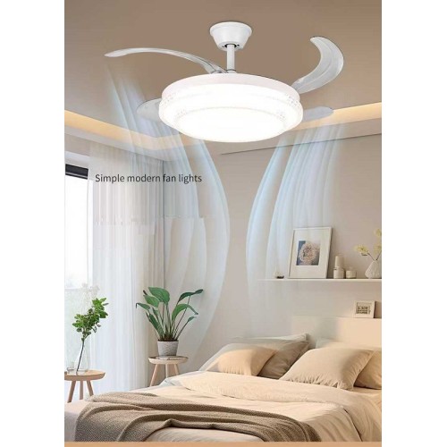 Ανεμιστήρας οροφής & φωτιστικό - DS-8049 - 2*48W - 431637 - White Ανεμιστήρας οροφής & φωτιστικό - DS-8049 - 2*48W - 431637 - White