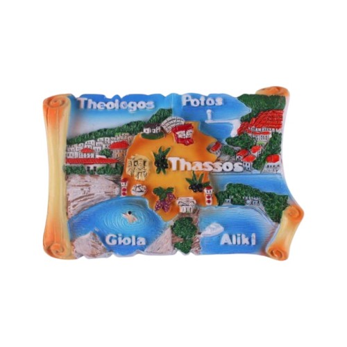 Τουριστικό μαγνητάκι Souvenir - Σετ 12pcs - Thassos - 678406 Τουριστικό μαγνητάκι Souvenir - Σετ 12pcs - Thassos - 678406