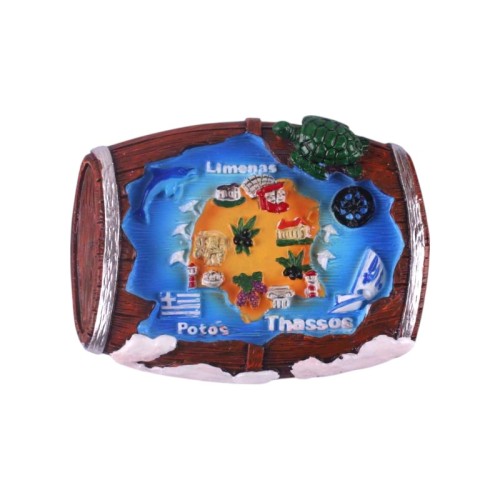 Τουριστικό μαγνητάκι Souvenir - Σετ 12pcs - Thassos - 678412 Τουριστικό μαγνητάκι Souvenir - Σετ 12pcs - Thassos - 678412
