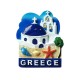 Τουριστικό μαγνητάκι Souvenir - Σετ 12pcs - Greece - 678448 Τουριστικό μαγνητάκι Souvenir - Σετ 12pcs - Greece - 678448
