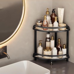 Ραφιέρα οργάνωσης καλλυντικών γωνιακή - MZY-520-2 - 718530 - Black