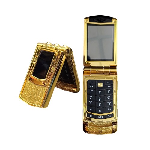 Κινητό τηλέφωνο - V77 - Dual Sim - 812150 - Gold/Diamond Κινητό τηλέφωνο - V77 - Dual Sim - 812150 - Gold/Diamond