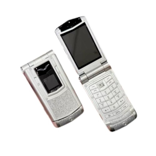 Κινητό τηλέφωνο - V77 - Dual Sim - 812150 - Silver/Diamond Κινητό τηλέφωνο - V77 - Dual Sim - 812150 - Silver/Diamond
