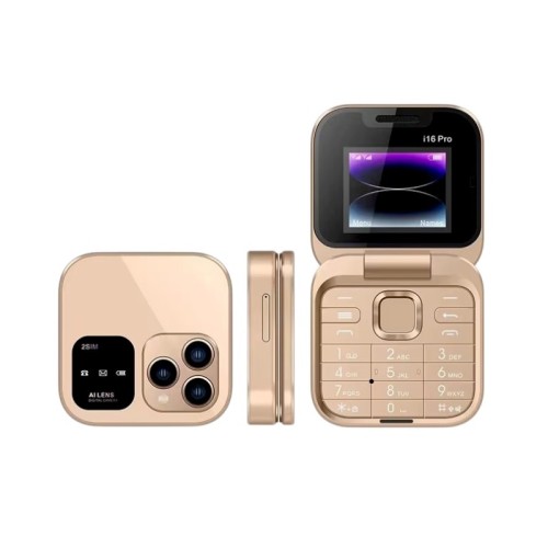 Κινητό τηλέφωνο - i16 Pro - Dual Sim - 812174 - Gold Κινητό τηλέφωνο - i16 Pro - Dual Sim - 812174 - Gold