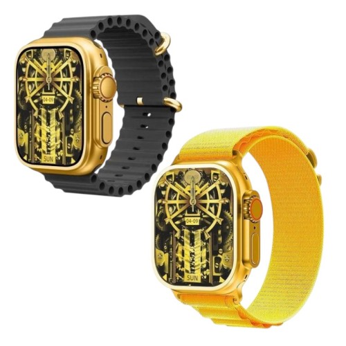 Σετ Smartwatch με 3 λουράκια - G9 Ultra Pro - 879969 Σετ Smartwatch με 3 λουράκια - G9 Ultra Pro - 879969
