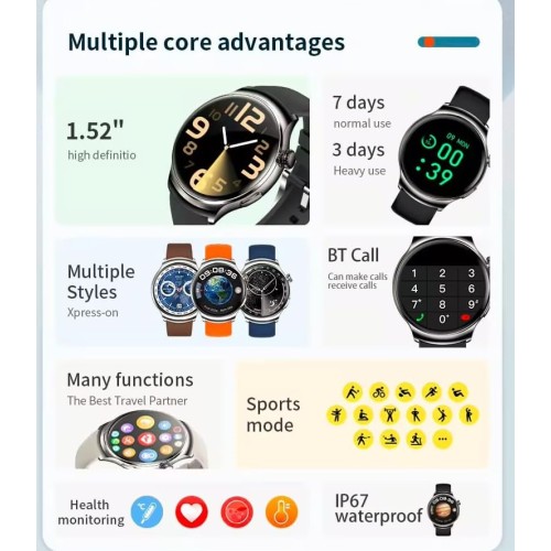 Smartwatch - Z93 PRO - 880815 - Blue Smartwatch - Z93 PRO - 880815 - Blue