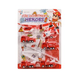 Σετ πυροσβεστικά οχήματα - JKL-09A - 917270