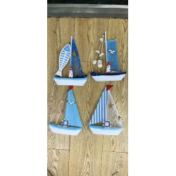 Διακοσμητικό Souvenir Καραβάκι - LL003 - Σετ 4 τεμάχια - 921010
