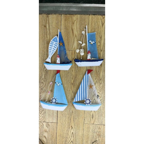 Διακοσμητικό Souvenir Καραβάκι - LL003 - Σετ 4 τεμάχια - 921010