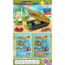 Σετ οχήματα Δεινόσαυροι με όχημα αποθήκευσης - 854A - 215204