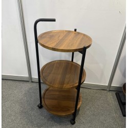 Βοηθητικό τραπεζάκι τρόλεϊ τριώροφο - 64210 - 915299