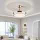 Ανεμιστήρας οροφής & φωτιστικό - DS-6609 - 2*48W - 431613 - Gold