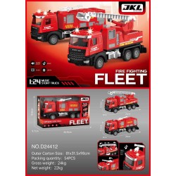 Ηλεκτρονικό όχημα Πυροσβεστικής με ήχο & φωτισμό - D24412 - 215711