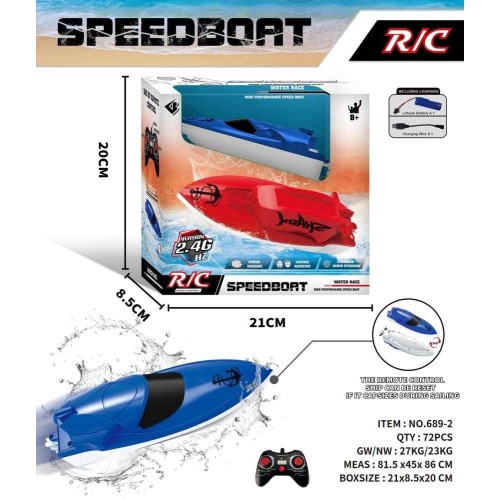 Τηλεκατευθυνόμενο σκάφος - 689-2 2.4G - 215556 Τηλεκατευθυνόμενο σκάφος - 689-2 2.4G - 215556