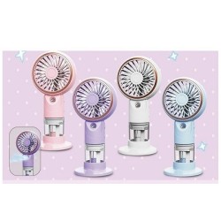 Επαναφορτιζόμενος ανεμιστήρας & υγραντήρας mini - SD-23B - 030007 - Blue