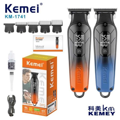 Κουρευτική μηχανή - KM-1741 - Kemei - Orange