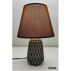 Επιτραπέζιο φωτιστικό - Πορτατίφ - S0306 - 80306 - Brown Επιτραπέζιο φωτιστικό - Πορτατίφ - S0306 - 80306 - Brown