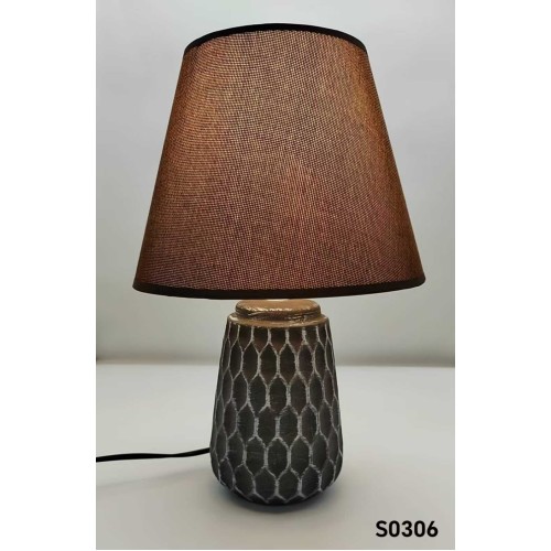 Επιτραπέζιο φωτιστικό - Πορτατίφ - S0306 - 80306 - Brown Επιτραπέζιο φωτιστικό - Πορτατίφ - S0306 - 80306 - Brown