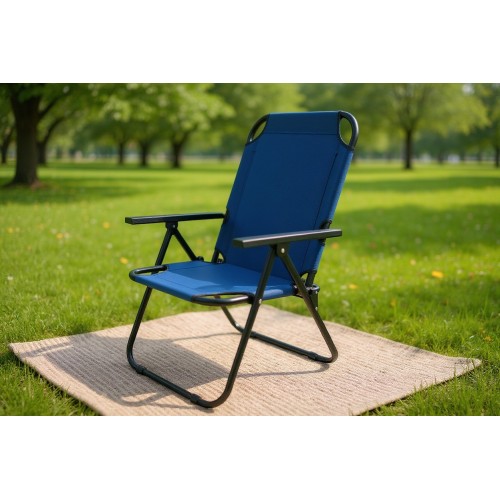 Πτυσσόμενη καρέκλα camping - 1608TFS-D - 251028 - Blue
