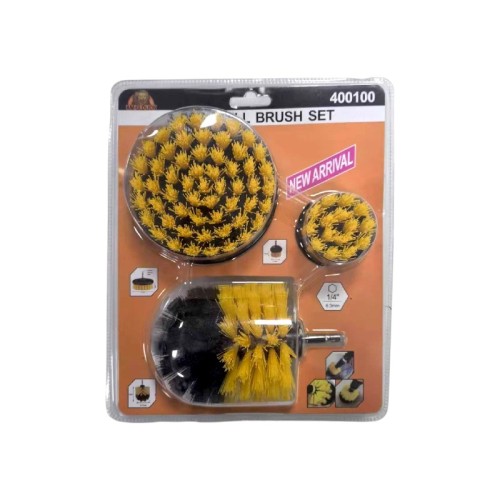 Σετ βούρτσες δραπανοκατσάβιδου - 3pcs - 291401 Σετ βούρτσες δραπανοκατσάβιδου - 3pcs - 291401