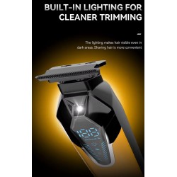 Κουρευτική μηχανή με φωτισμό LED - KM-1572 - Kemei Κουρευτική μηχανή με φωτισμό LED - KM-1572 - Kemei