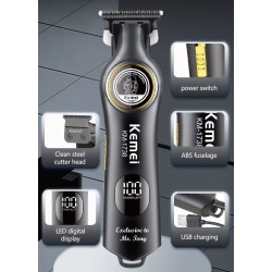 Κουρευτική μηχανή  & trimmer - KM-1738 - Kemei Κουρευτική μηχανή  & trimmer - KM-1738 - Kemei