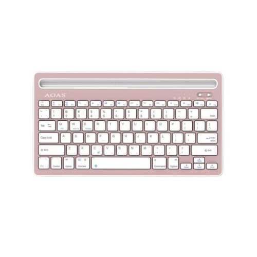 Ασύρματο πληκτρολόγιο Bluetooth - AS199 - AOAS - 651992 - Pink