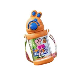 Παιδικό παγούρι πλαστικό - 650ml - 722405 - Orange