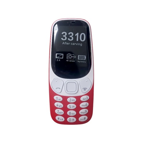 Κινητό τηλέφωνο - 3310 - Dual Sim - 812259 - Red - Ελληνικό μενού Κινητό τηλέφωνο - 3310 - Dual Sim - 812259 - Red - Ελληνικό μενού