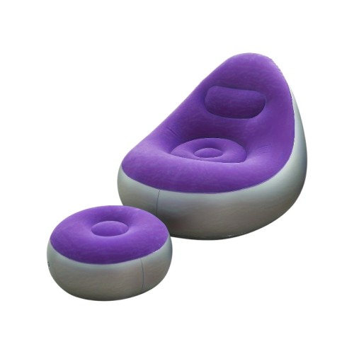 Φουσκωτή πολυθρόνα με υποπόδιο - 812365 - Purple Φουσκωτή πολυθρόνα με υποπόδιο - 812365 - Purple