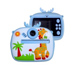 Παιδική Instant φωτογραφική μηχανή με εκτυπωτή - AM300-1 - 812754 - Blue