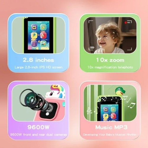 Παιδικό smartphone με κάμερα & παιχνίδια - D13 - 812860 - Purple Παιδικό smartphone με κάμερα & παιχνίδια - D13 - 812860 - Purple