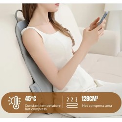 Επαναφορτιζόμενο μαξιλάρι μασάζ πλάτης με υπέρυθρη θερμότητα - 812969 Επαναφορτιζόμενο μαξιλάρι μασάζ πλάτης με υπέρυθρη θερμότητα - 812969