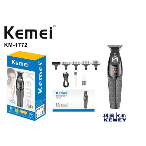 Κουρευτική μηχανή & trimmer - KM-1772 - Kemei