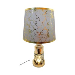 Επιτραπέζιο φωτιστικό - Πορτατίφ - 8300 - 883001 - Gold/White Επιτραπέζιο φωτιστικό - Πορτατίφ - 8300 - 883001 - Gold/White