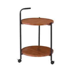 Βοηθητικό τραπεζάκι τρόλεϊ διώροφο - 64209 - 915282