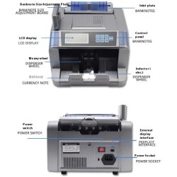 Καταμετρητής χαρτονομισμάτων & ανιχνευτής πλαστών - 728 - 921269