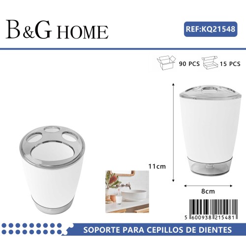Θήκη οδοντόβουρτσας πλαστική - White - 21548 Θήκη οδοντόβουρτσας πλαστική - White - 21548