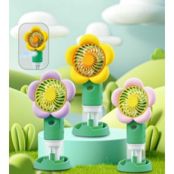 Επαναφορτιζόμενος ανεμιστήρας & υγραντήρας mini - SD-23A - 503100 - Pink