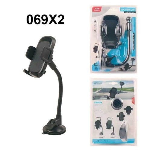 Βάση στήριξης smartphone αυτοκινήτου - JS-069-X2 - 812730 - Black Βάση στήριξης smartphone αυτοκινήτου - JS-069-X2 - 812730 - Black