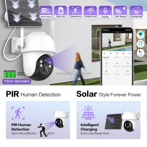 Ηλιακή κάμερα ασφαλείας IP - Solar Security Camera - XMT-Q10 - WiFi - 080250 Ηλιακή κάμερα ασφαλείας IP - Solar Security Camera - XMT-Q10 - WiFi - 080250