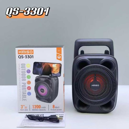 Ασύρματο ηχείο Bluetooth - QS-3301 - 813003 Ασύρματο ηχείο Bluetooth - QS-3301 - 813003