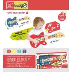 Παιδική ηλεκτρονική κιθάρα - 898-6091 - 215157 - Red