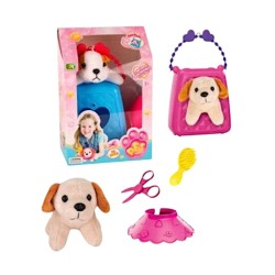 Λούτρινο σκυλάκι με αξεσουάρ & τσάντα μεταφοράς - DR5093 - 215405 Λούτρινο σκυλάκι με αξεσουάρ & τσάντα μεταφοράς - DR5093 - 215405