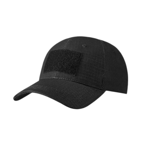 Ανδρικό καπέλο jockey στρατιωτικού τύπου - M02 - 270607 - Black Ανδρικό καπέλο jockey στρατιωτικού τύπου - M02 - 270607 - Black