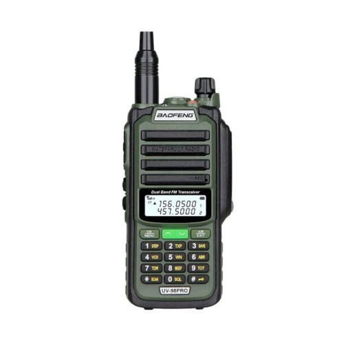 Φορητός πομποδέκτης UHF/VHF - UV98 PRO - Baofeng - 402987 - Green Φορητός πομποδέκτης UHF/VHF - UV98 PRO - Baofeng - 402987 - Green
